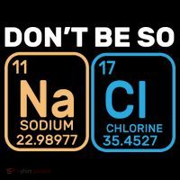 Don't Be So Salty Funny Chemistry Women's T-Shirt thumb 6