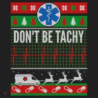 Don't Be Tachy EMT Ugly Christmas Tumbler thumb 3