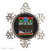 Don't Be Tachy EMT Ugly Christmas Ornament thumb 0