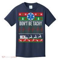Don't Be Tachy EMT Ugly Christmas Kids T-Shirt thumb 0