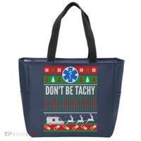 Don't Be Tachy EMT Ugly Christmas Tote Bag thumb 0