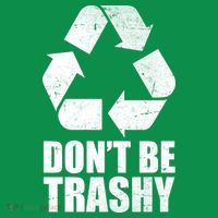 Don't Be Trashy Recycle Earth Day  Kids Sweatshirt thumb 2