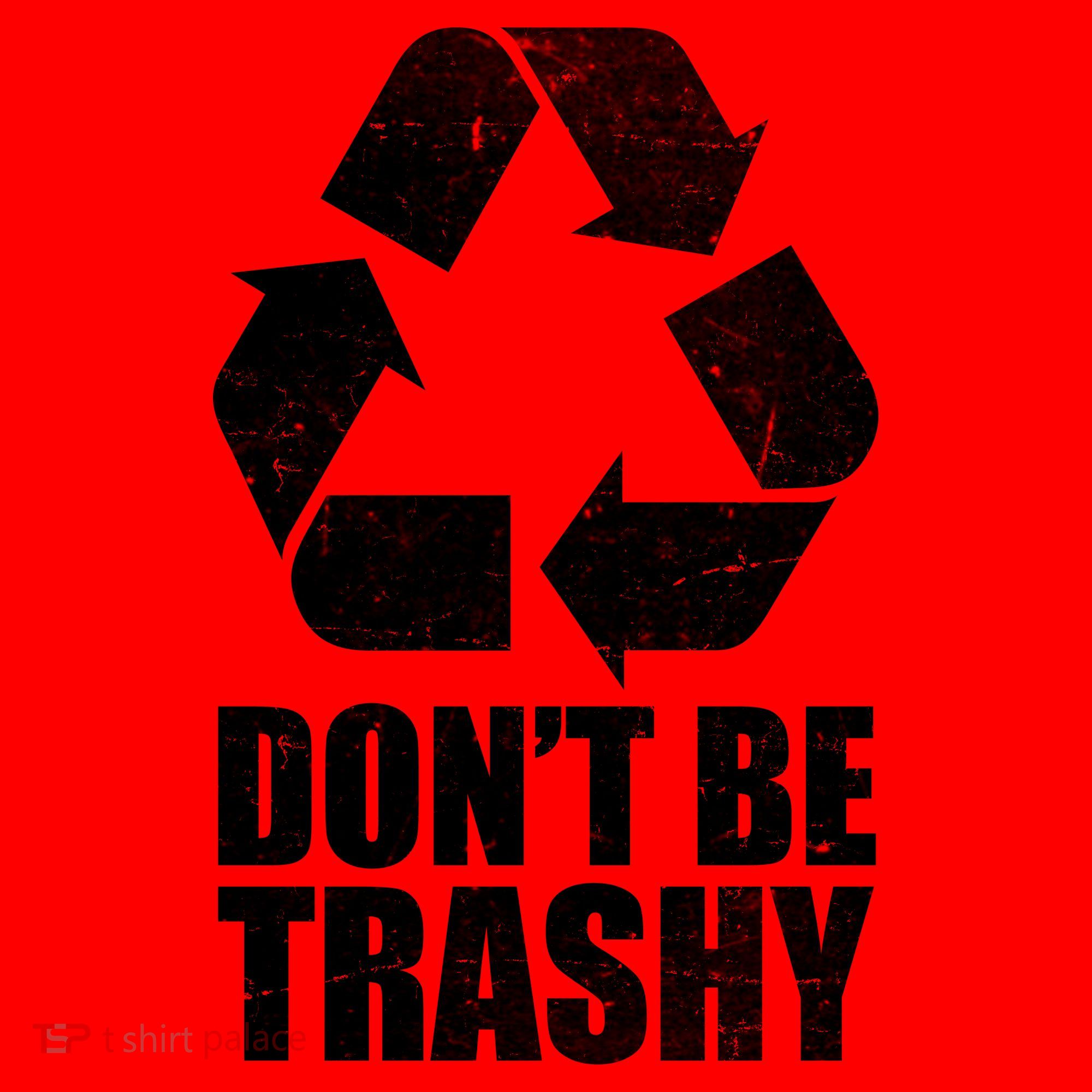 Don't Be Trashy Recycle Earth Day  Santa Hat