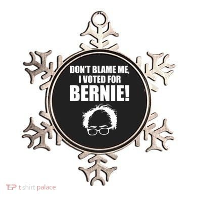 Don't Blame Me I Voted For Bernie Sanders Ornament
