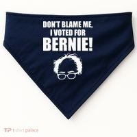 Don't Blame Me I Voted For Bernie Sanders USA-Made Doggie Bandana thumb 0