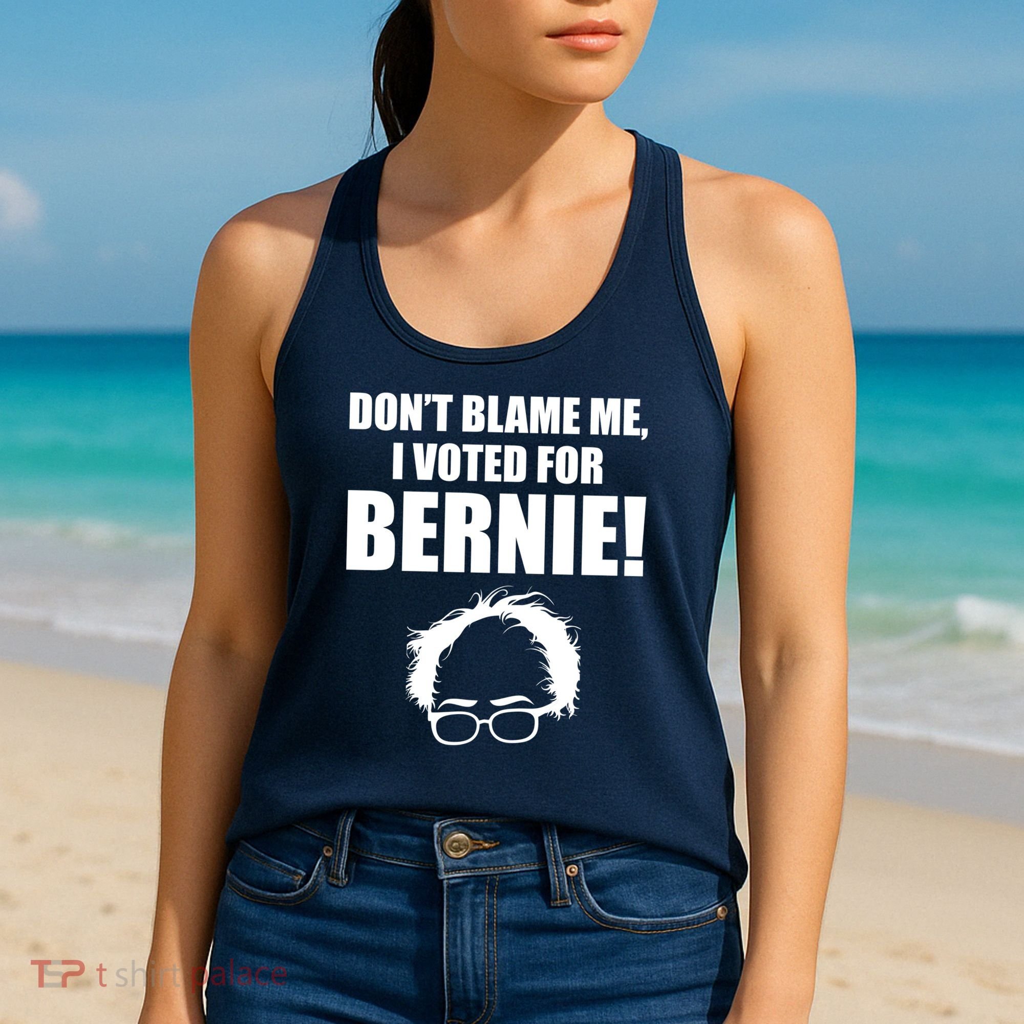Don't Blame Me I Voted For Bernie Sanders Women's Tank Top