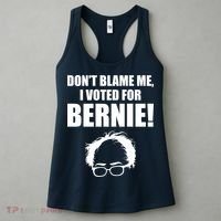 Don't Blame Me I Voted For Bernie Sanders Women's Tank Top thumb 3
