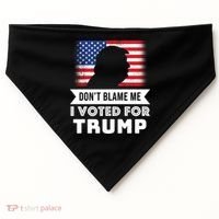 Don't Blame Me I Voted For Trump USA-Made Doggie Bandana thumb 0