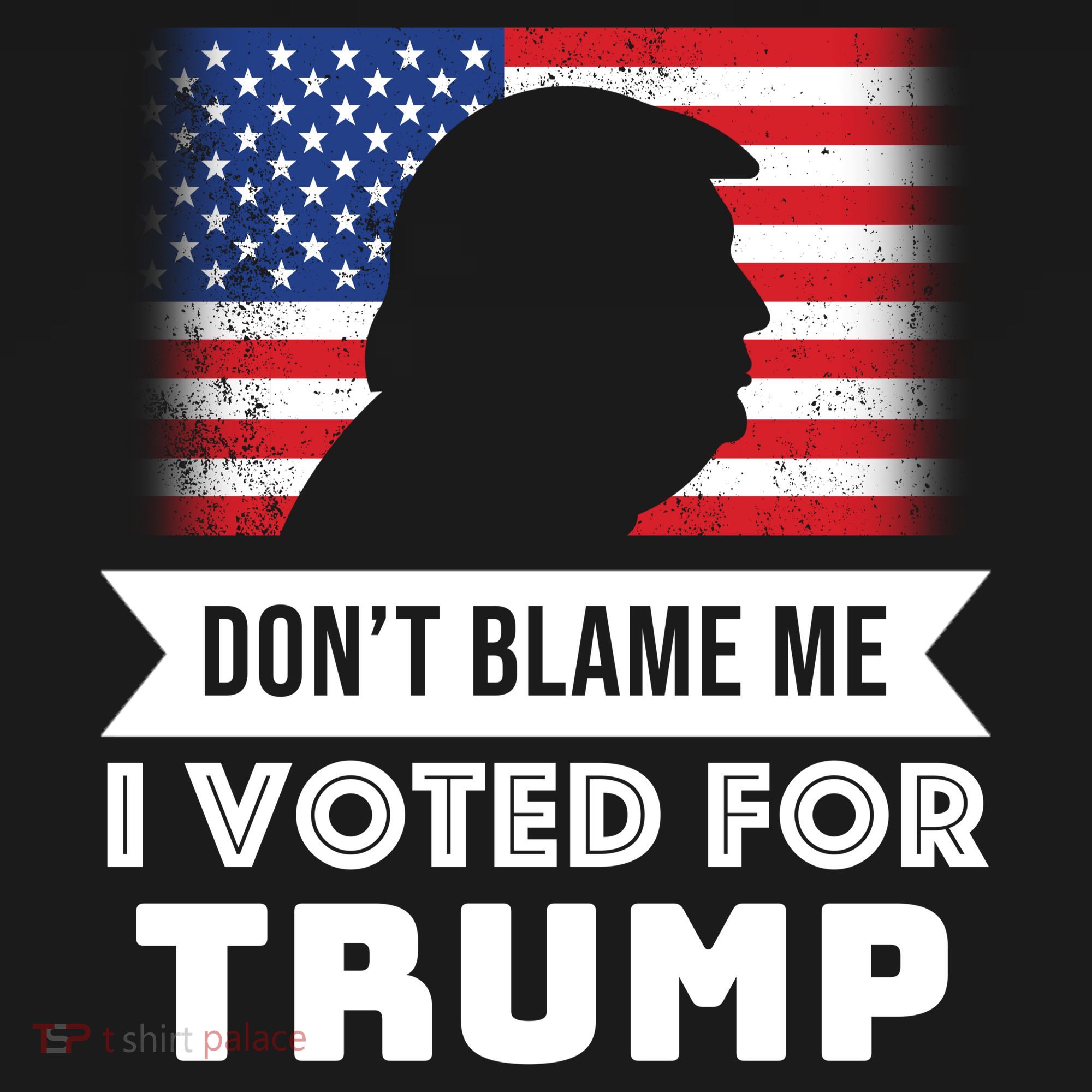 Don't Blame Me I Voted For Trump USA-Made Doggie Bandana