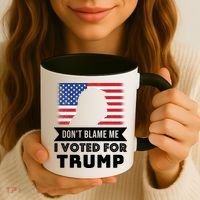 Don't Blame Me I Voted For Trump Coffee Mug thumb 3