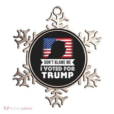 Don't Blame Me I Voted For Trump Ornament