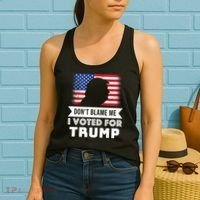 Don't Blame Me I Voted For Trump Women's Tank Top thumb 2