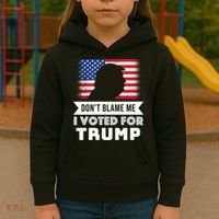 Don't Blame Me I Voted For Trump Kids Hoodie thumb 3