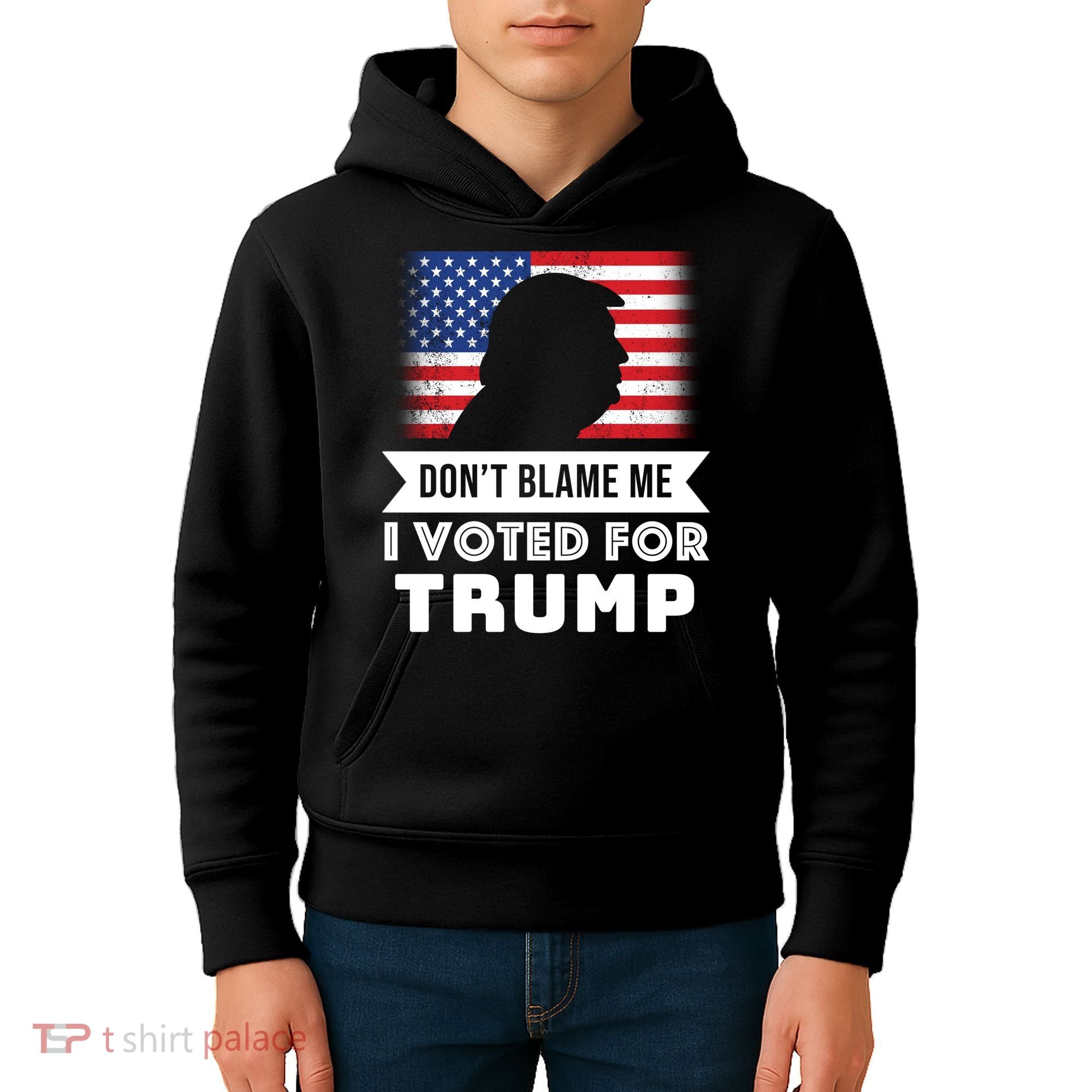 Don't Blame Me I Voted For Trump Kids Hoodie