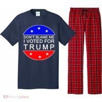Don't Blame Me I Voted For Trump Pro Republican Pajama Set thumb 0