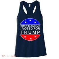 Don't Blame Me I Voted For Trump Pro Republican Women's Tank Top thumb 0