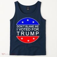 Don't Blame Me I Voted For Trump Pro Republican Tank Top thumb 2