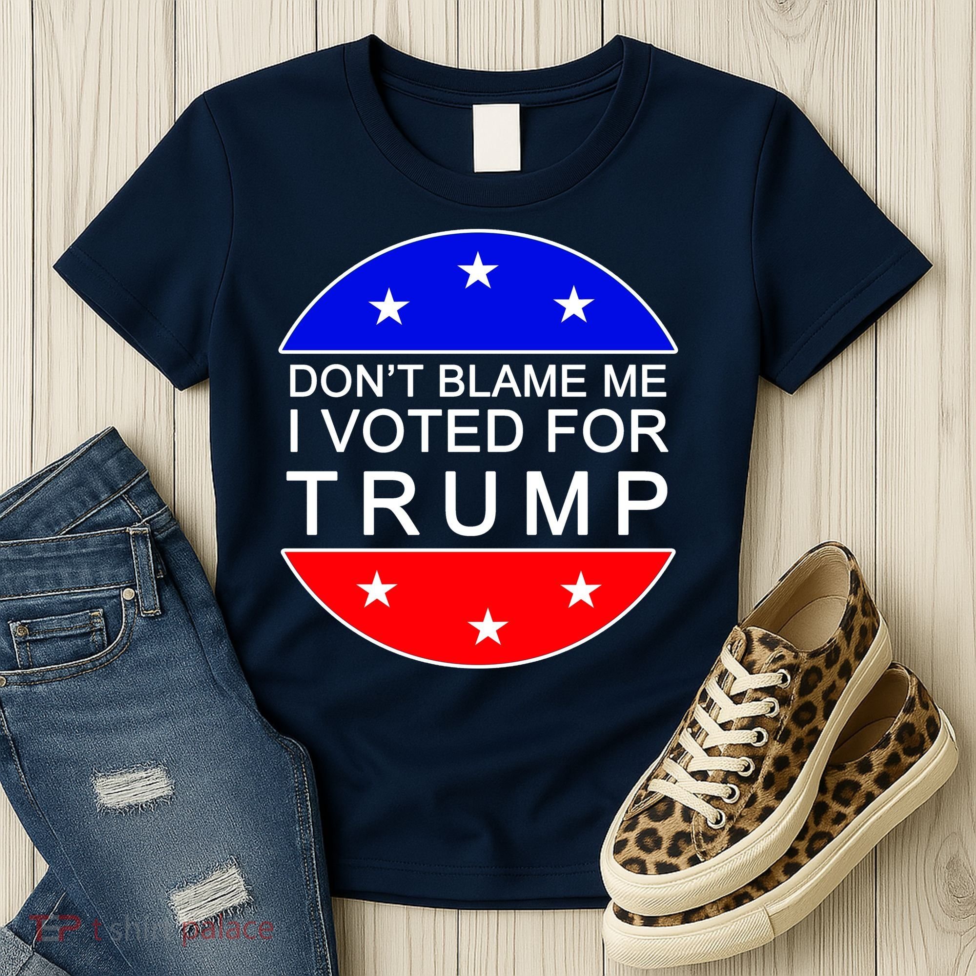 Don't Blame Me I Voted For Trump Pro Republican Women's T-Shirt