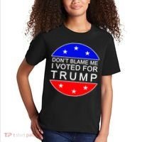 Don't Blame Me I Voted For Trump Pro Republican Kids T-Shirt thumb 2
