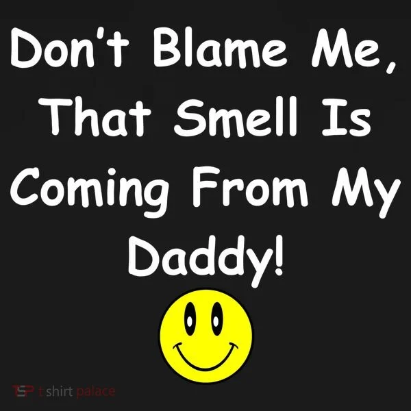 Don't Blame Me Smelly Daddy Toddler Hoodie
