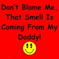 Don't Blame Me Smelly Daddy Santa Hat thumb 1