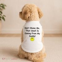 Don't Blame Me Smelly Daddy Doggie Tank thumb 2