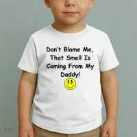 Don't Blame Me Smelly Daddy Toddler T-Shirt thumb 2