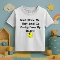 Don't Blame Me Smelly Daddy Toddler T-Shirt thumb 3