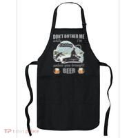 Don't Bother Me While I'm Fishing Beer Apron thumb 0