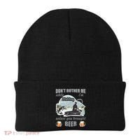 Don't Bother Me While I'm Fishing Beer Beanie thumb 0