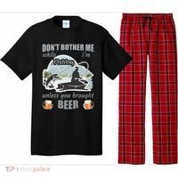 Don't Bother Me While I'm Fishing Beer Pajama Set thumb 0