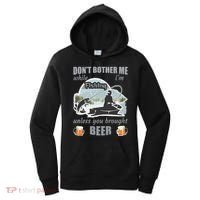 Don't Bother Me While I'm Fishing Beer Women's Hoodie thumb 0