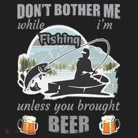 Don't Bother Me While I'm Fishing Beer Hat thumb 2