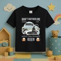 Don't Bother Me While I'm Fishing Beer Toddler T-Shirt thumb 3