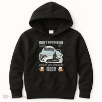 Don't Bother Me While I'm Fishing Beer Kids Hoodie thumb 0