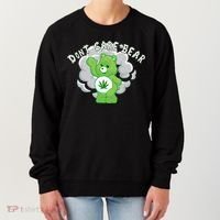 Don't Care Smoking Bear Women's Sweatshirt thumb 0