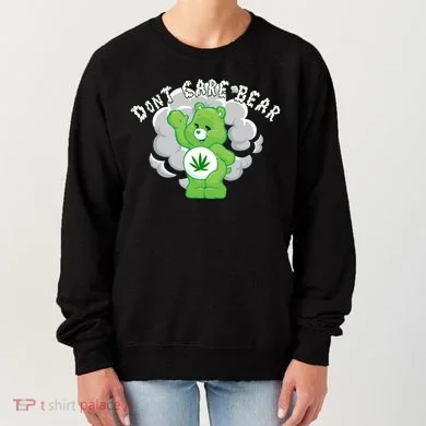 Don't Care Smoking Bear Women's Sweatshirt