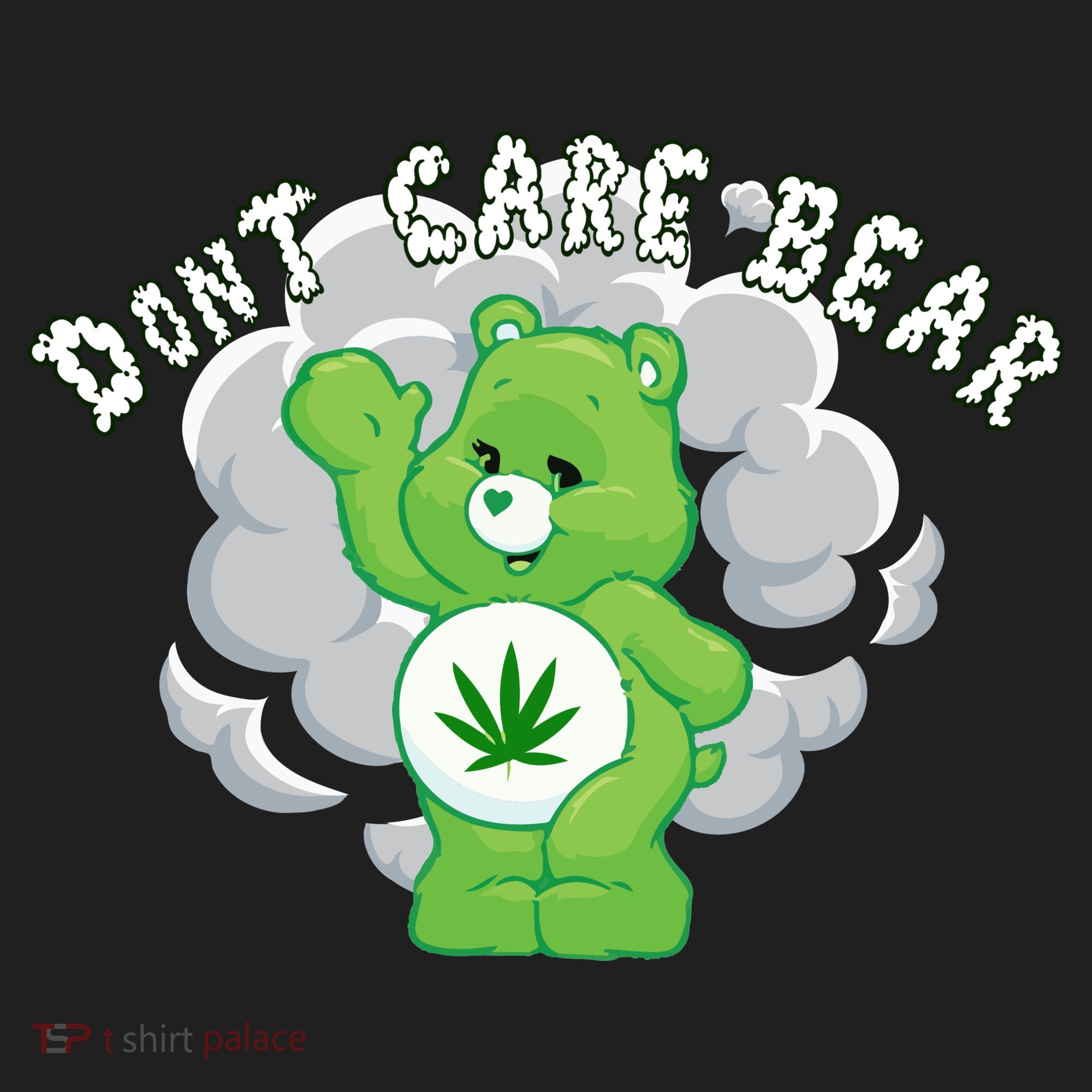 Don't Care Smoking Bear Women's Sweatshirt
