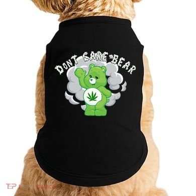 Don't Care Smoking Bear Doggie Tank