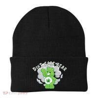 Don't Care Smoking Bear Beanie thumb 0