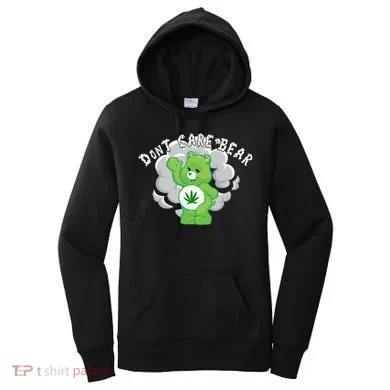 Don't Care Smoking Bear Women's Hoodie