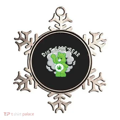 Don't Care Smoking Bear Ornament