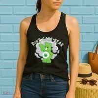 Don't Care Smoking Bear Women's Tank Top thumb 2