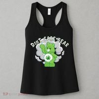 Don't Care Smoking Bear Women's Tank Top thumb 3