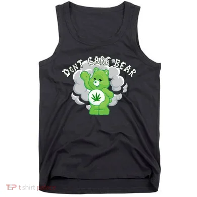 Don't Care Smoking Bear Tank Top