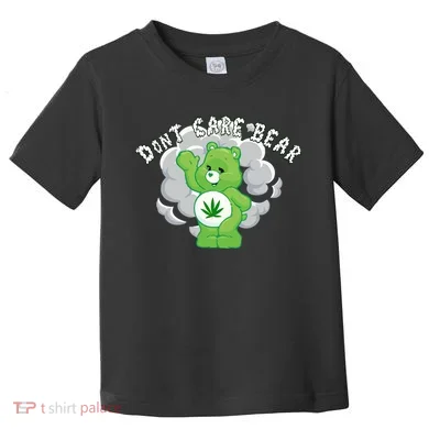 Don't Care Smoking Bear Toddler T-Shirt