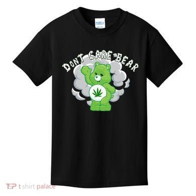 Don't Care Smoking Bear Kids T-Shirt