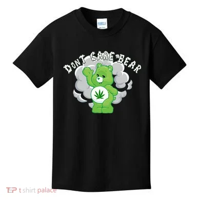 Don't Care Smoking Bear Kids T-Shirt