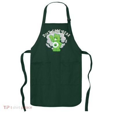 Don't Care Smoking Bear Apron