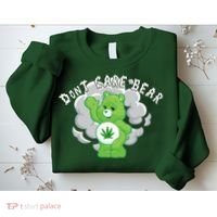 Don't Care Smoking Bear Sweatshirt thumb 2